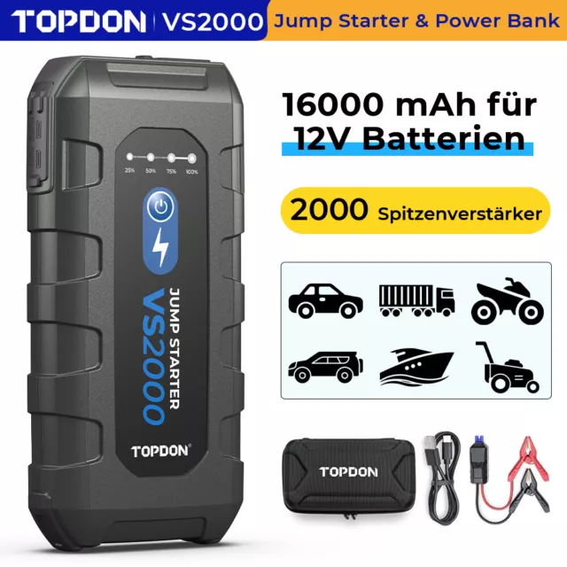 Tragbares Auto-starthilfe-batterie-powerbank Notfall-booster 12v