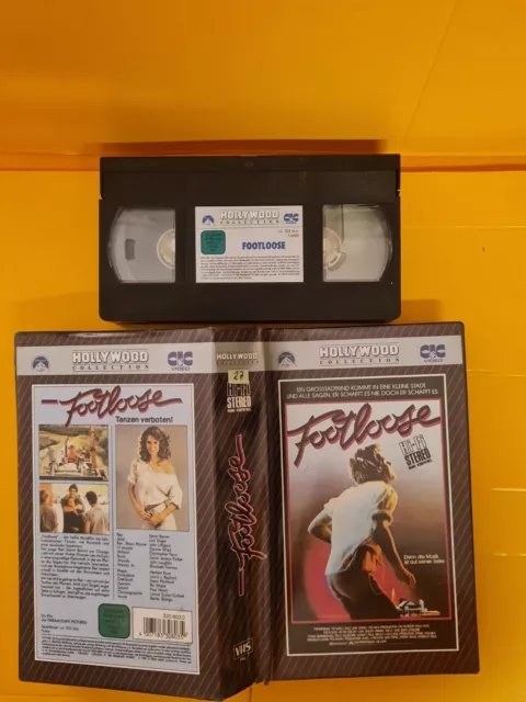 VHS (2) Footloose Tanzen Verboten mit Kevin Bacon und Lori Singer