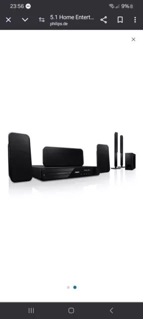 Heimkino System Philips HTS3377W (5.1 Dolby Surround / DTS / Wireless) 2