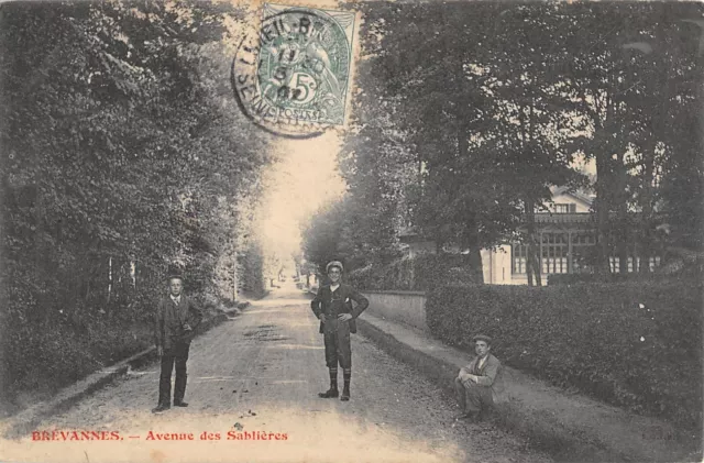 Cpa 94 Brevannes Avenue Des Sablieres