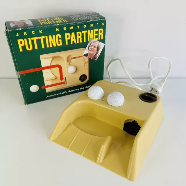 Vintage Jack Newton's Putting Partner Golf Automatic Putt Return Device Practice