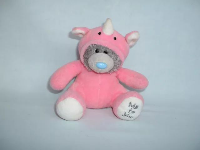 ME TO YOU TATTY TEDDY BEAR IN PINK UNICORN SUIT 5" Soft Plush Toy CARTE BLANCHE
