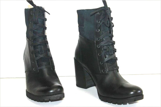 TIMBERLAND Bottines  Fourrées Cuir Noir  T US 7.5 / UK 5.5 / 38.5 FR  ETAT NEUF