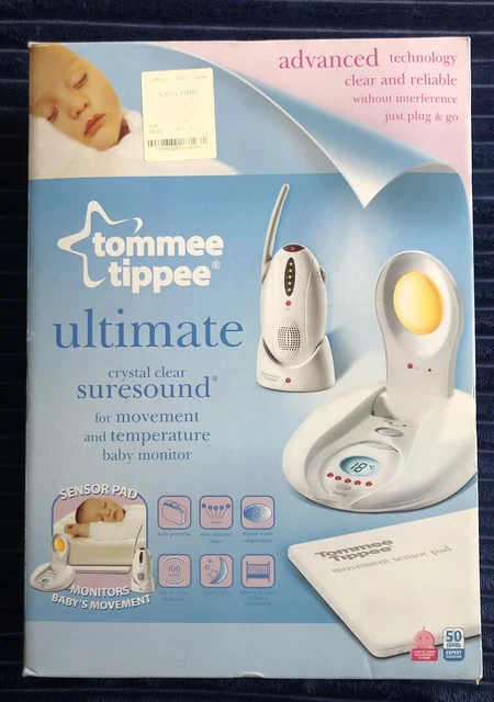 Tommee Tippee ultimativer Suresound Babyphone & Sensorpad (nur 1 Netzleitung)