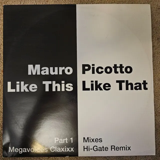 Mauro Picotto Like this like that LP Vinyl