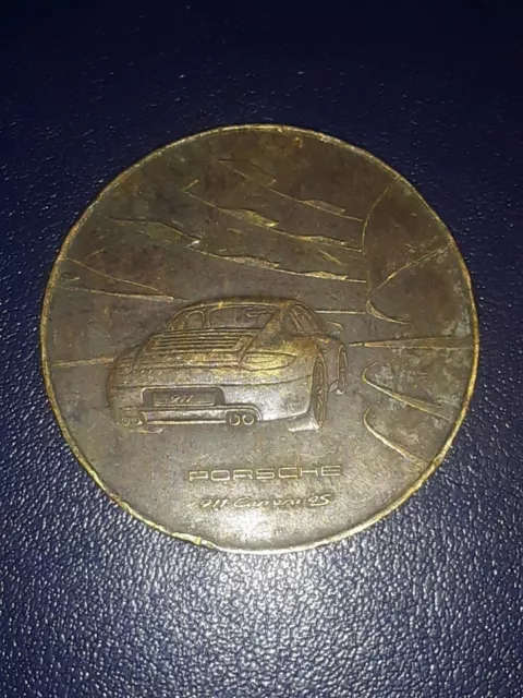 2009 Porsche Christophorus Calendar Coin Münze SELTEN!!!