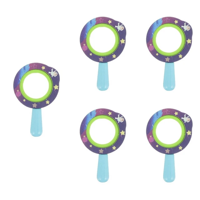 5 pezzi lente di ingrandimento vetro bambini cancelleria set esploratore outdoor per bambini