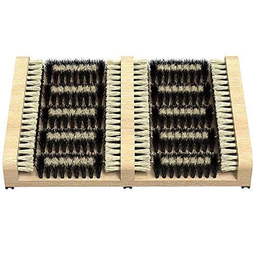 Boot Scraper Brush – Flat Door Scrubber Mat - All Weather Shoes & Boots