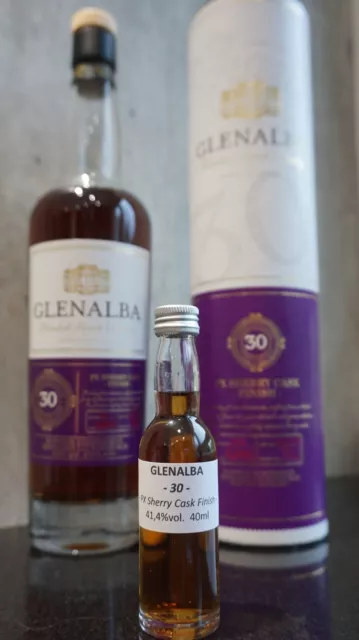 GLEN ALBA PicClick 52,11 alt Jahre Cask Sherry Scotch Blended 28 Finish - EUR Whisky DE GLENALBA