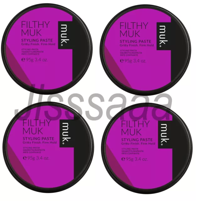 MUK Filthy Muk 4 x 95g Gritty Finish Firm Hold Paste