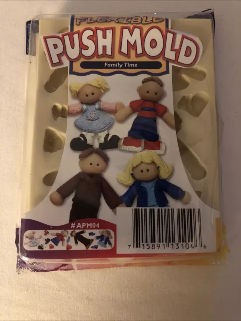 Caja abierta ""Tiempo en familia"" molde flexible SCULPEY de colección