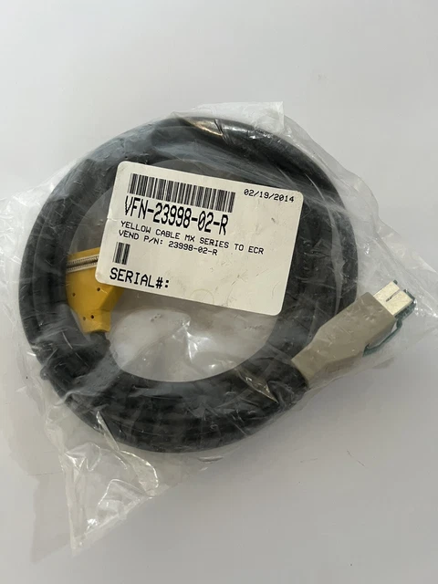 VERIFONE 23998-02-R Yellow Berg Cable MX Series 12V Powered USB 6FT