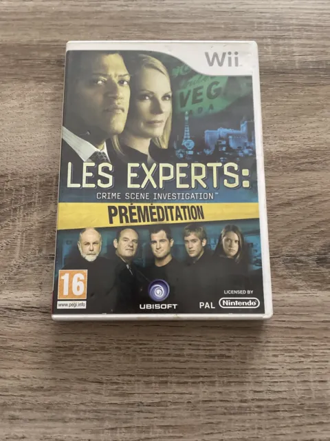 Les Experts Crime Scene Investigation Préméditation Nintendo Wii Complet FR TBE