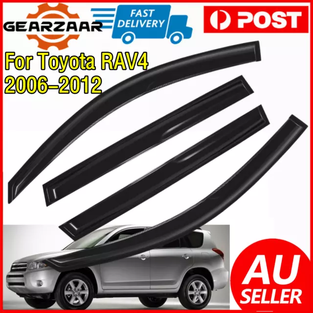 BEST Weathershields Weather Shields fit for Toyota RAV4 2006-2012 Window Visors