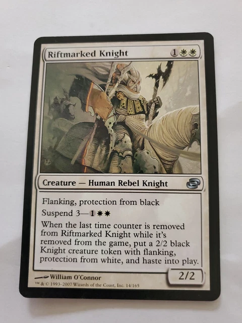 Riftmarked Knight 1x FOIL PLC MTG Planar Chaos Uncommon MINT white Riftmarked Knight 1x FOIL PLC MTG Planar Chaos Uncommon MINT white