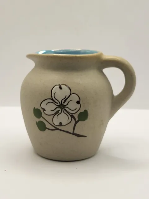 Pigeon Forge Pottery Small Pitcher Dogwood