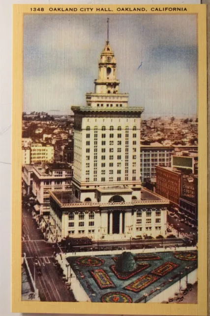 California CA Oakland City Hall Postcard Old Vintage Card View Standard Souvenir