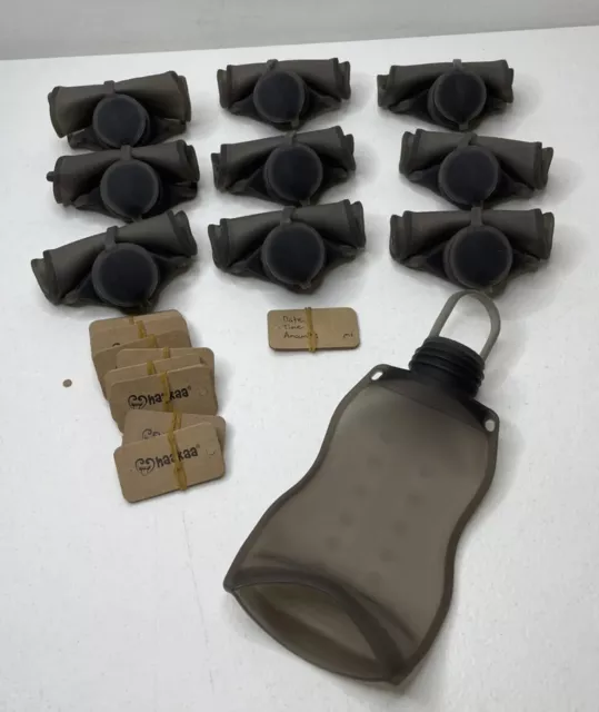 Haakaa Breastmilk Storage Bags Silicone Ecofriendly 9 Oz/260 ML 10 PK Tags