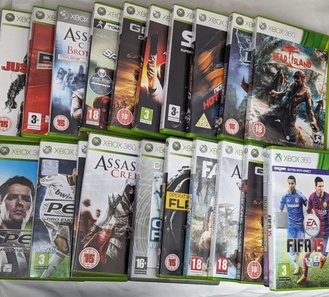 Microsoft XBOX 360 Games UK PAL Many Game Titles To Choose All Tested Working