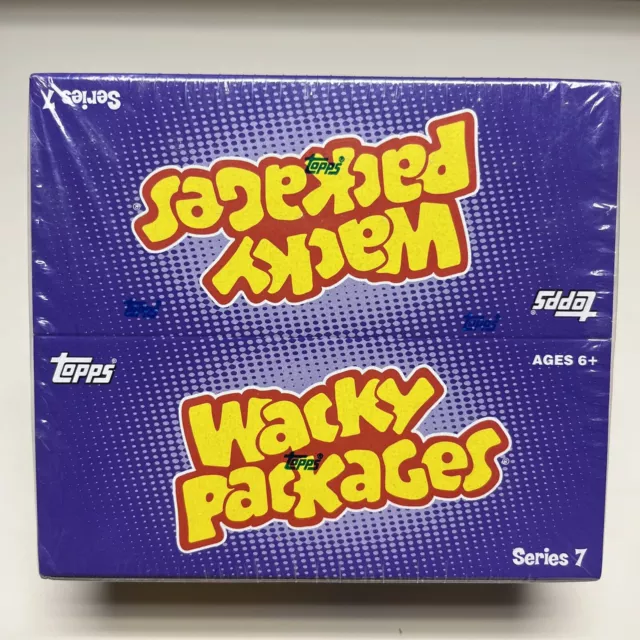 Topps Wacky Packages Stickers Series 7 24 Packs Sealed