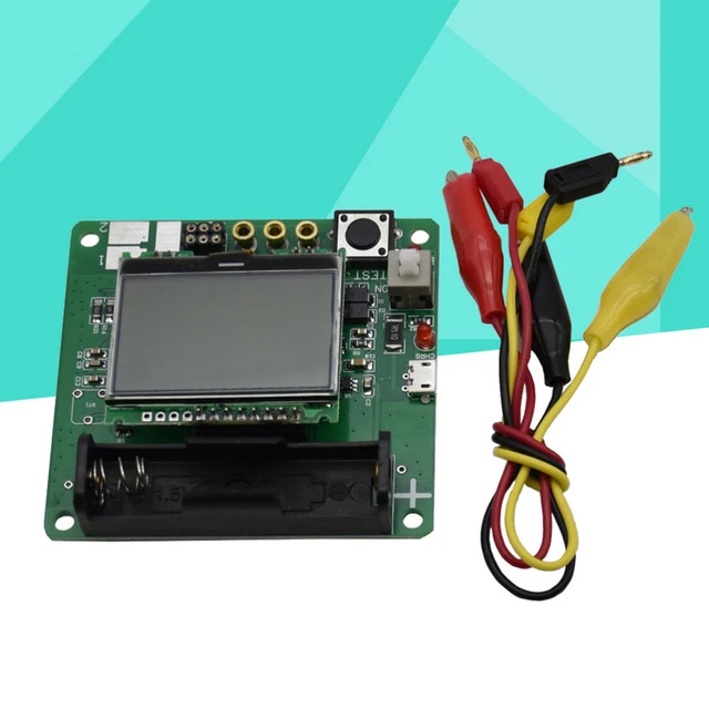 Testeur De Composants électroniques LCR-T4 - Transistor, Diode, Capacitance, ESR - Écran LCD - Pour Bricoleurs Et Pros