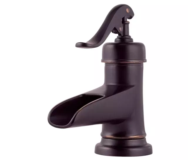 PFISTER ASHFIELD TUSCAN Bronze 4in centerset 1handle Waterfall Bath