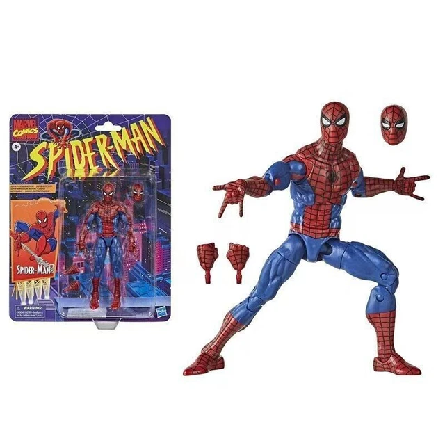 SPIDERMAN ACTION FIGURE SpiderMan Marvel Legends Retro Series 6inch