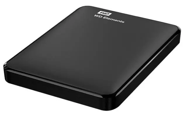 Lecteur,Éléments Portable,1TB,WD,Lecteur Interface USB 3.0,Taille 2. Pour WD