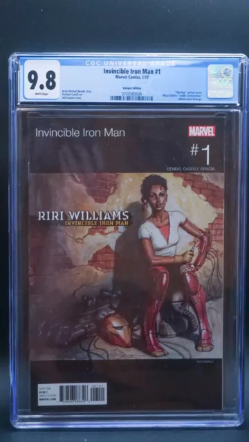 Riri Williams Invincible Iron Man #1 Granov Missy Hip Hop Variant CGC 9.8 NM/M