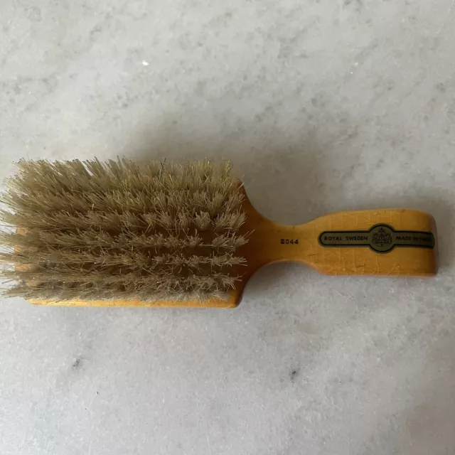 Vintage Royal Sweden Natural Bristle Brush Natural/Synthetic Bristle Blend #2044