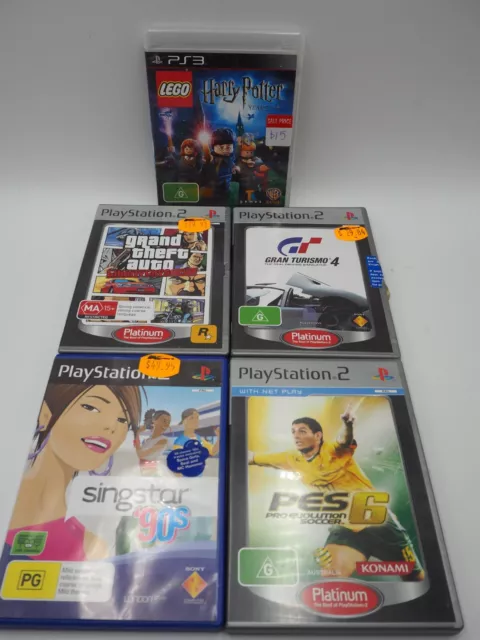 Playstation 2 Games Bundle CASES AND MANUALS ONLY! PS2 PAL