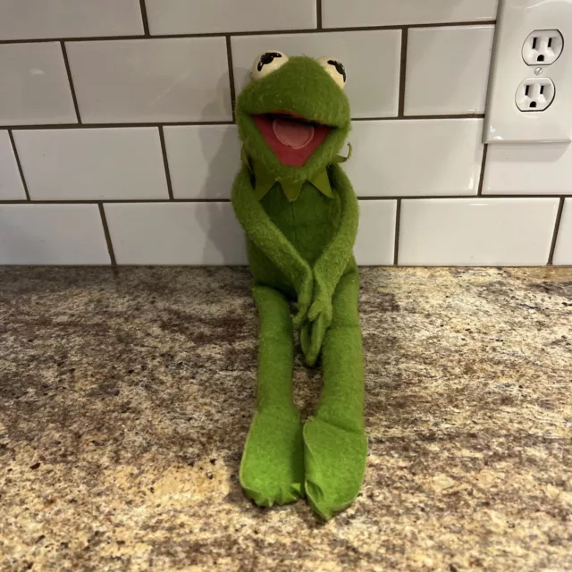 Kermit The Frog #850 Jim Henson Muppet Doll Fisher Price Plush Toy Vintage 1976