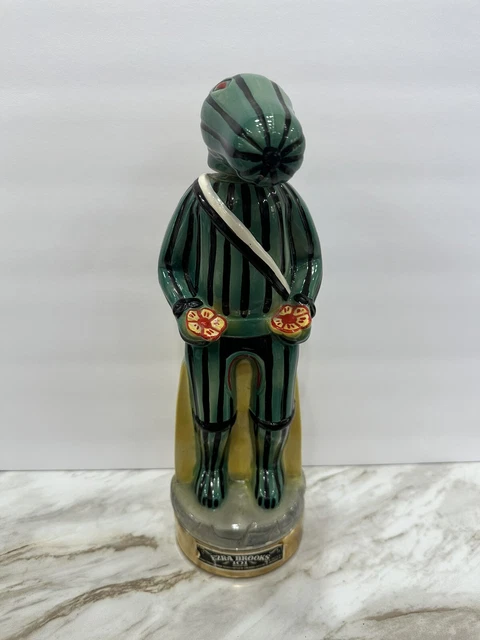 EZRA BROOKS Hopi Kachina Rattlesnake Watermelon 1980 Whiskey Decanter Bottle