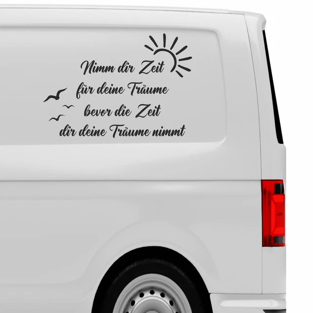 2 Alte Auf Tour Spruch Aufkleber 115x47 Cm Wohnmobil Sticker Rentner Camper Van