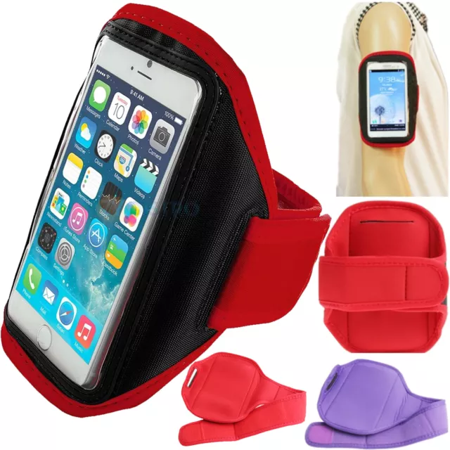 For Apple iPhone SE 2022 Gym Running Armband Jogging Sport Exercise Holder Strap