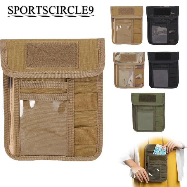 Tactical Cell Phone Pouch Bag Wallet Holder Chest Hanging Storage Bag Outdoor US