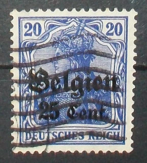 N°1553S STAMP GERMAN LANDESPOST IN BELGIEN CANCELED Aus