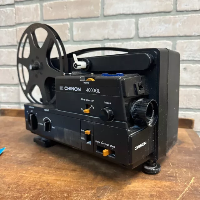 Vintage Chinon 4000Gl 8Mm Variable Speed Movie Projector