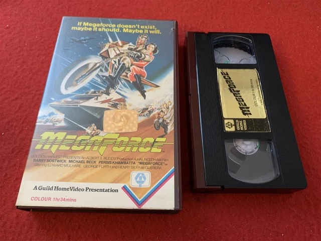 Megaforce Vhs MEGAFORCE RARE GUILD Pre-Cert Big Box Ex-Rental Vhs Video Tested Free ...