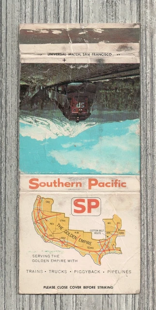 Matchbook Cover-Southern Pacific Railroad-4672