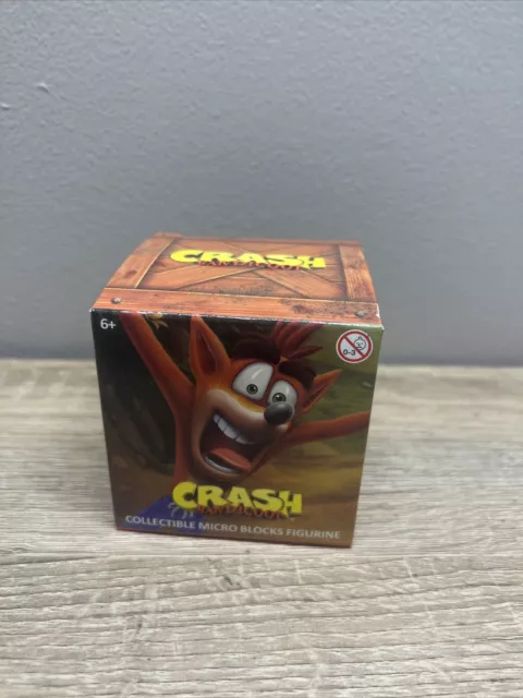 Crash Bandicoot Collectible Micro Block figure Gamestop Pre-Order Bonus  Promo