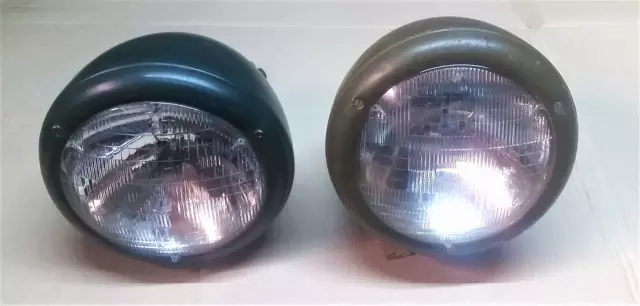Dodge M37 truck headlights pair.As shown.Sealed beams work. Read & see carefully
