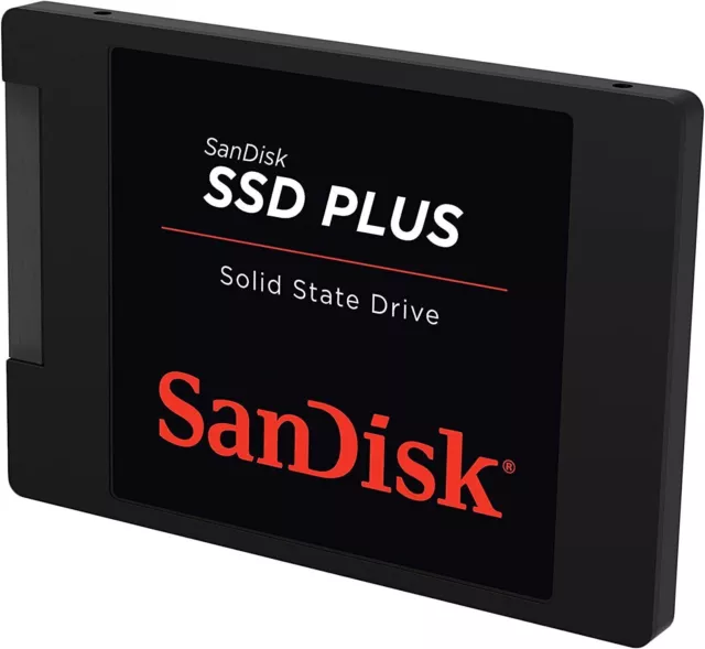 SanDisk SSD PLUS 480 GB Hard Drive SATA III 2.5-Inch Internal SSD  - Black