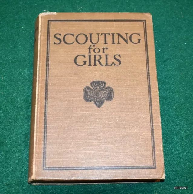 GIRL SCOUT - SCOUTING FOR GIRLS - 9th REPRINT - 1926