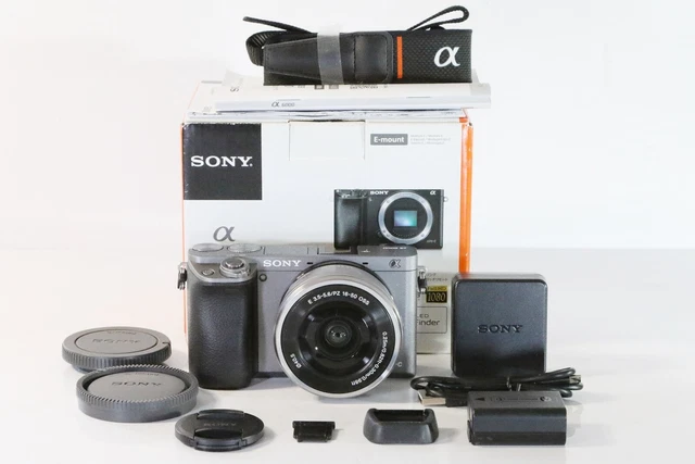 [Top Mint in Box] Sony Alpha a6000 Mirrorless Rarity Graphite 16-50mm Lens A654