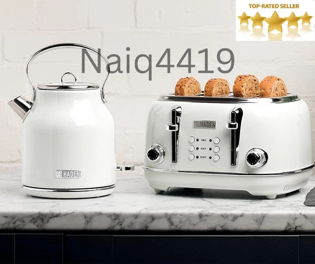 STYLISH RETRO STYLE 3KW Rapid Boil Kettle Matching White