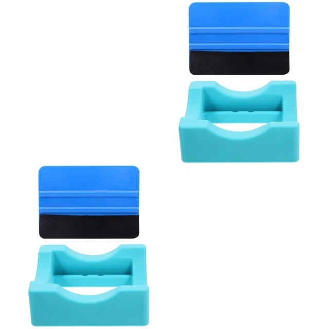 2 juegos de portavasos de silicona 3,5X8,5X10,2 cm gel de sílice