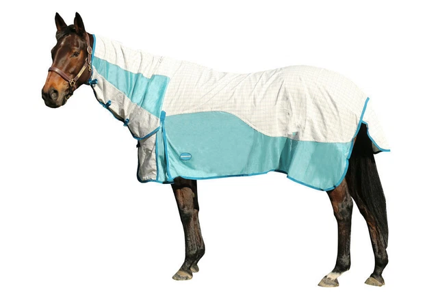 SHOWCRAFT SUMMER HORSE Rug Combo Diamond Mesh Insert 5'9-6'9 $99.99 ...