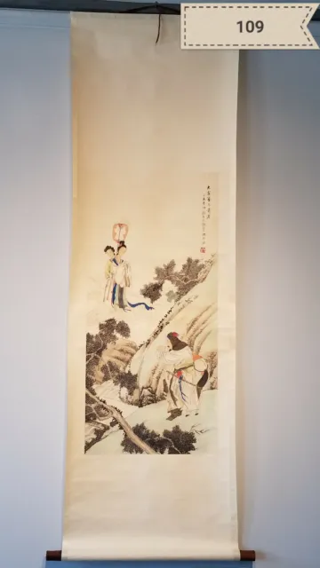 Imitation Shen Zhao Han characters Antique Scroll