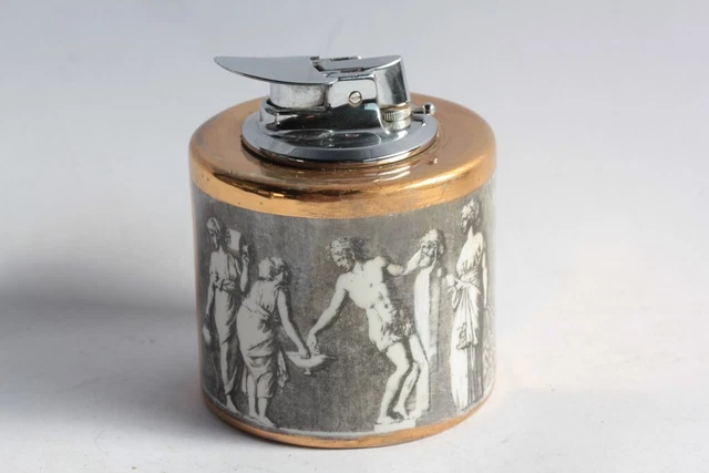 Piero FORNASETTI Briquet de table porcelaine Orlik (58249)